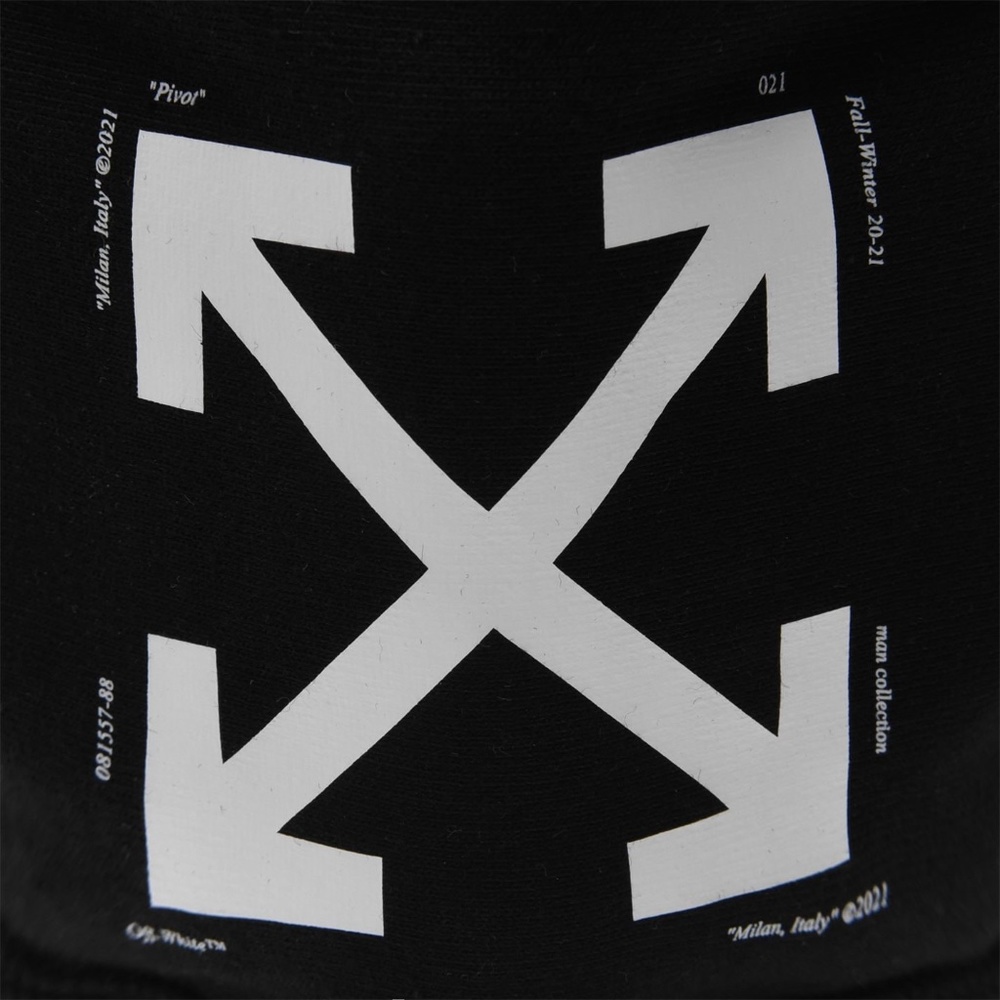 NWT  OFF-WHITE Arrow Logo PrintAdult Unisex Reversible Face Mask Authentic